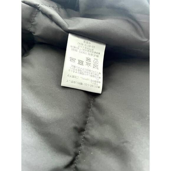 Number (N)ine Logo full zip down puffer jacket Grey Size 3 - Picture 5 of 7